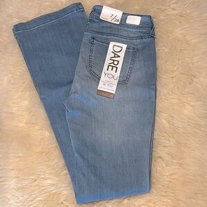 NWT Celebrity PINK Kickboot Light Blue Stretch Long Jeans
